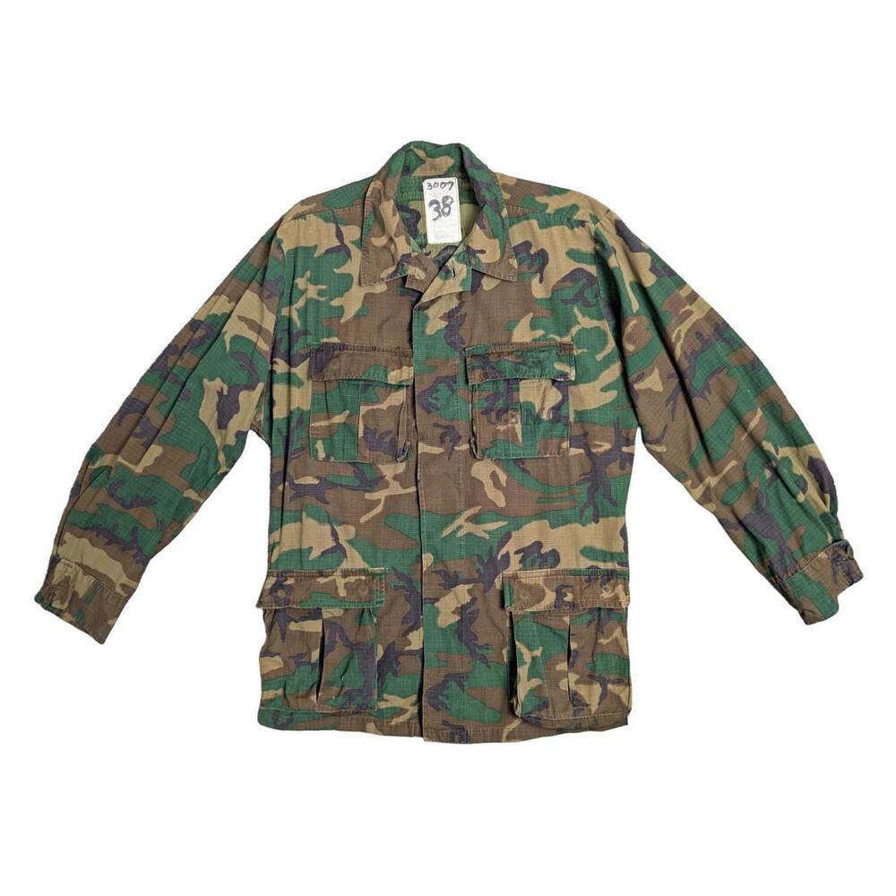 USMC Woodland Hot Weather Jacket Coat "RDF" 1978 - Medium